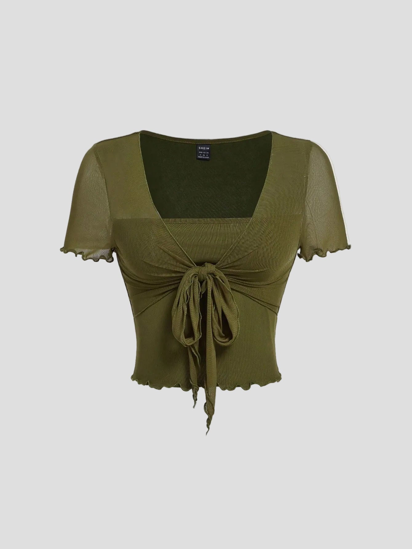 Azura – Top mit Bindegürtel