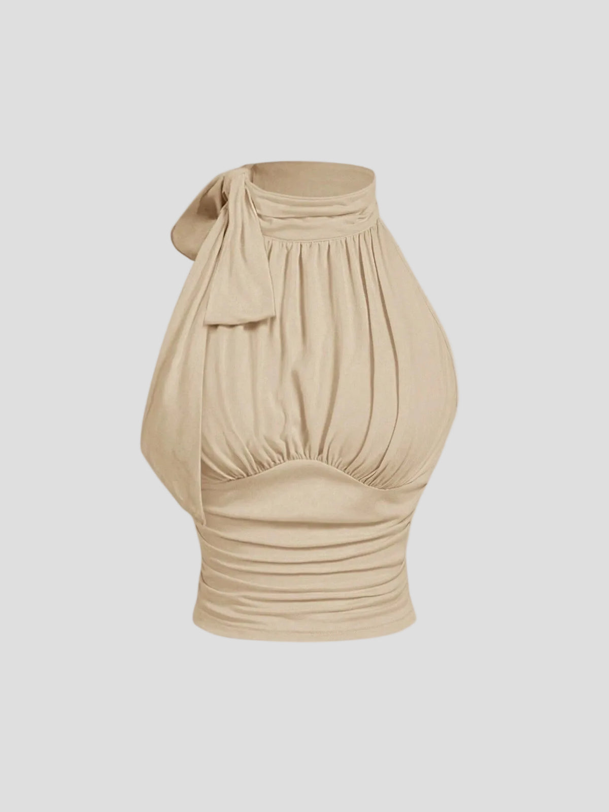 Kaia – Drapiertes Neckholder-Top