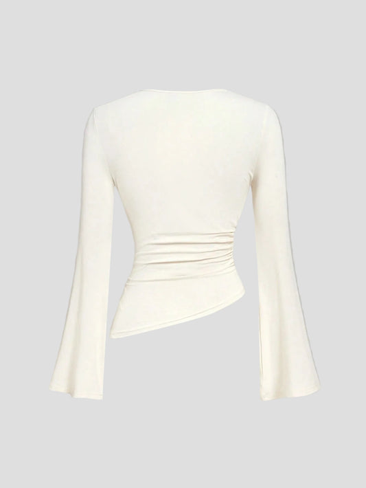 Alina – Asymmetrisches Drapier-Top