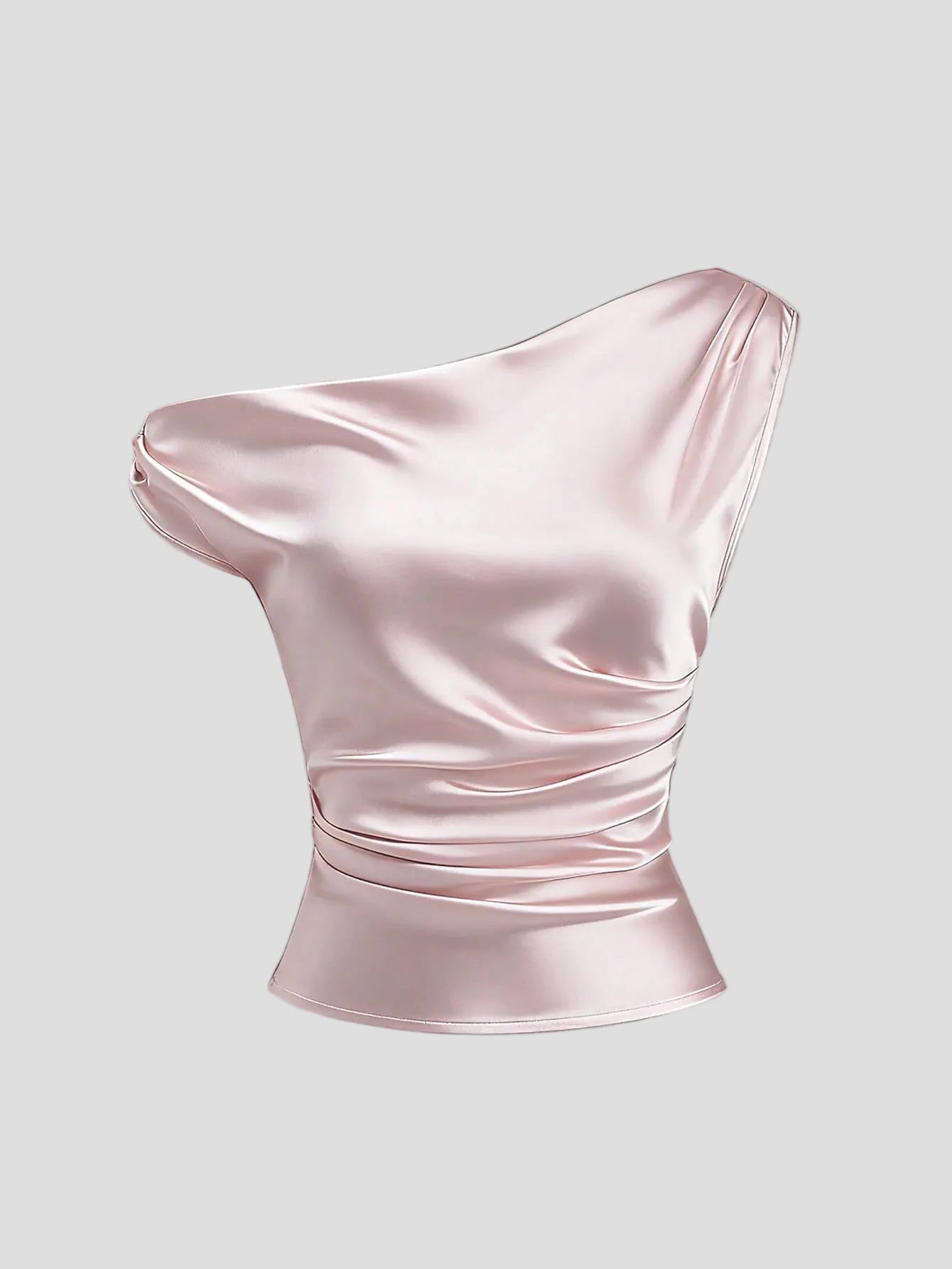 Sina – Satin-One-Shoulder-Top
