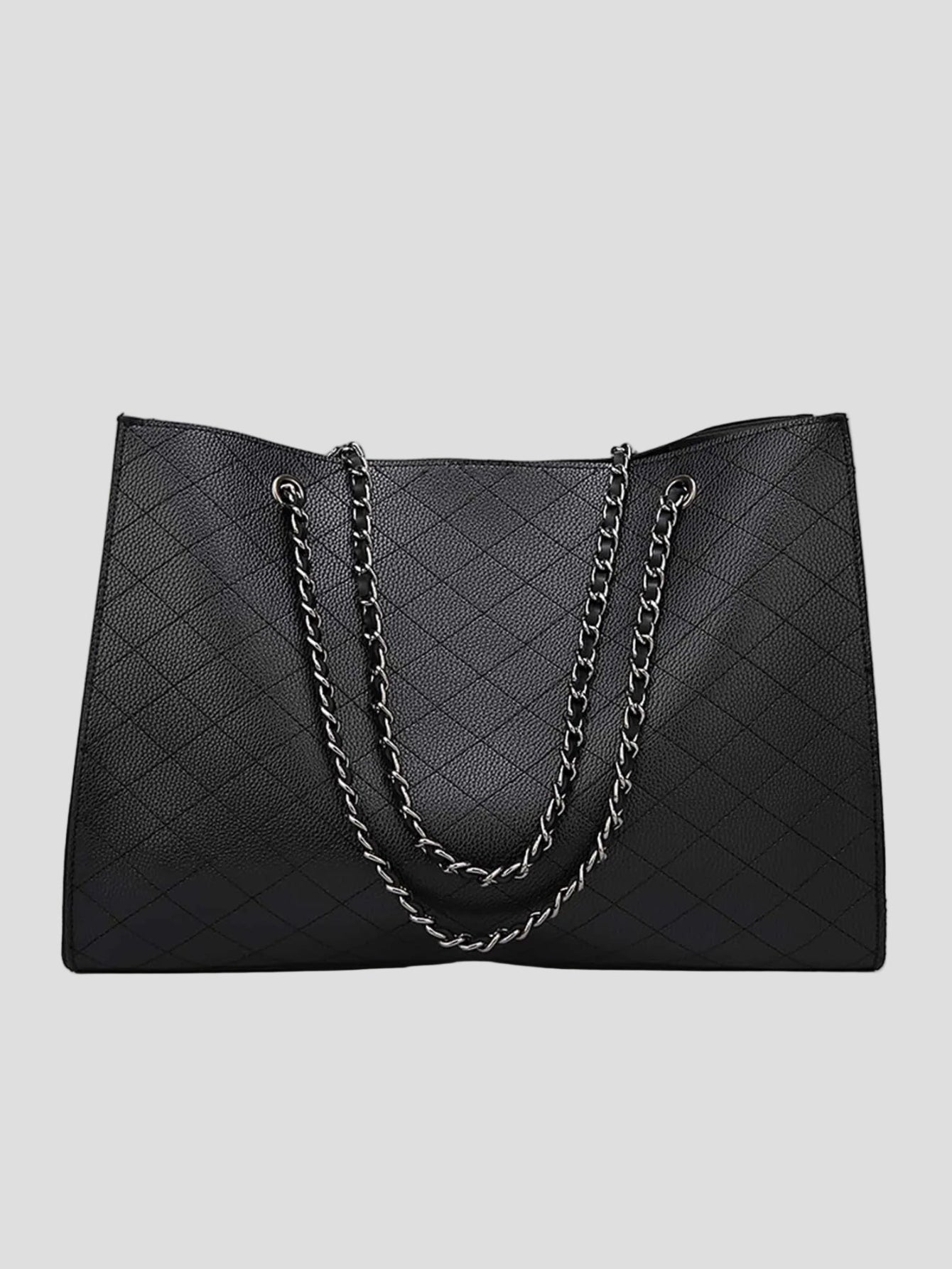 Sabine – Schwarze Ketten-Tragetasche