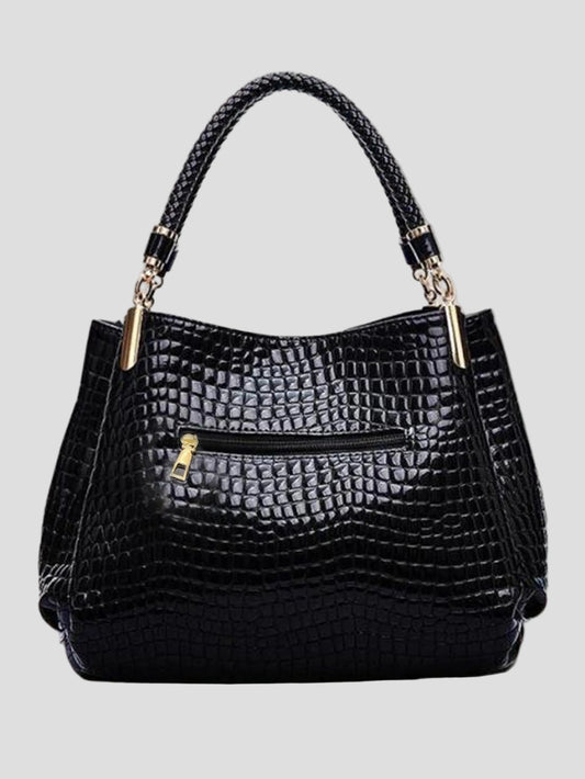 Monika - Prestige Handtasche in Krokodiloptik