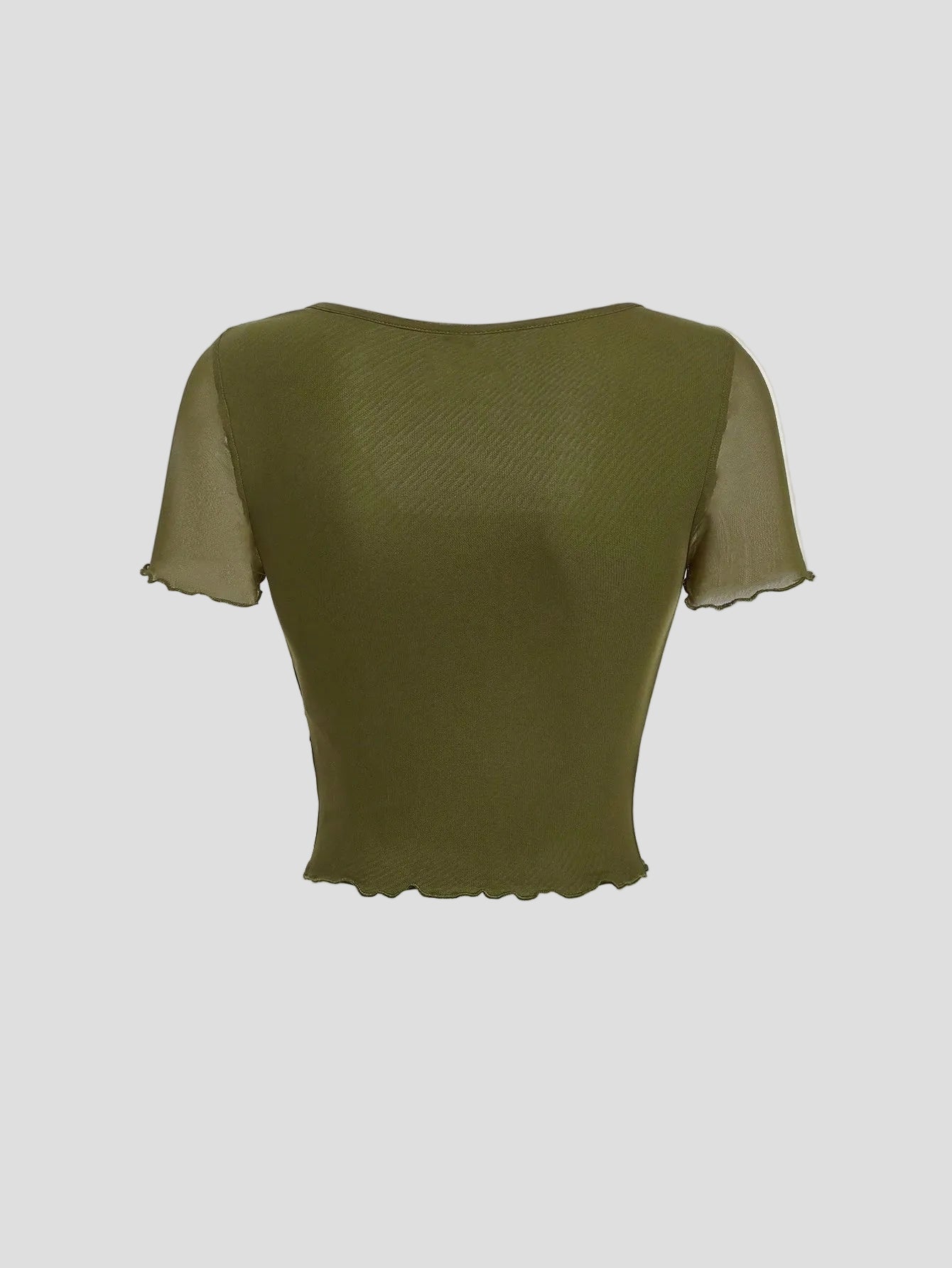 Liora - Transparente Wickelbluse