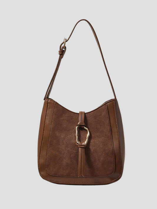 Martina – Schultertasche aus Wildleder