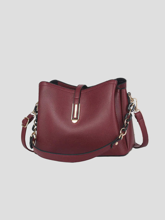 Valérie – Bordeaux Signature Crossbody