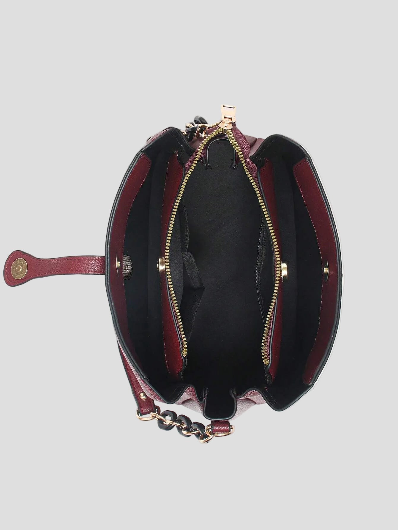 Valérie – Bordeaux Signature Crossbody