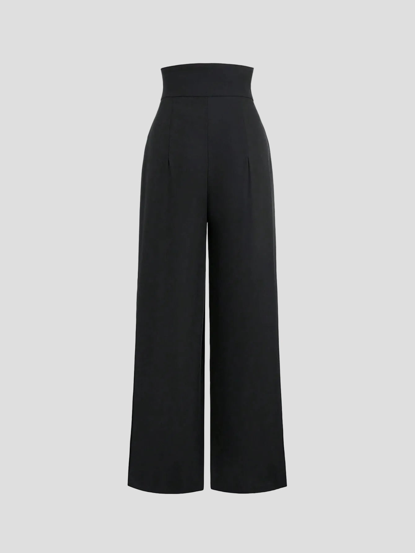 Geneviève - Schwarze Korsett-Palazzo-Hose