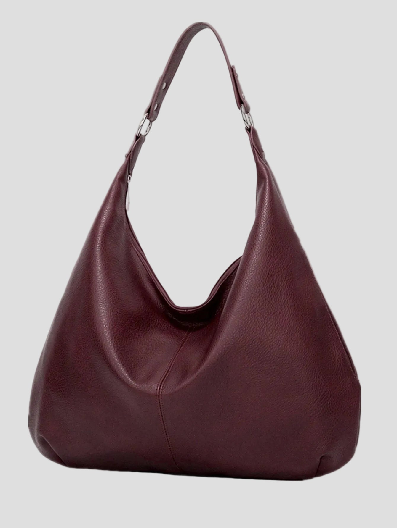 Élodie – Bordeaux Prestige Hobo Bag