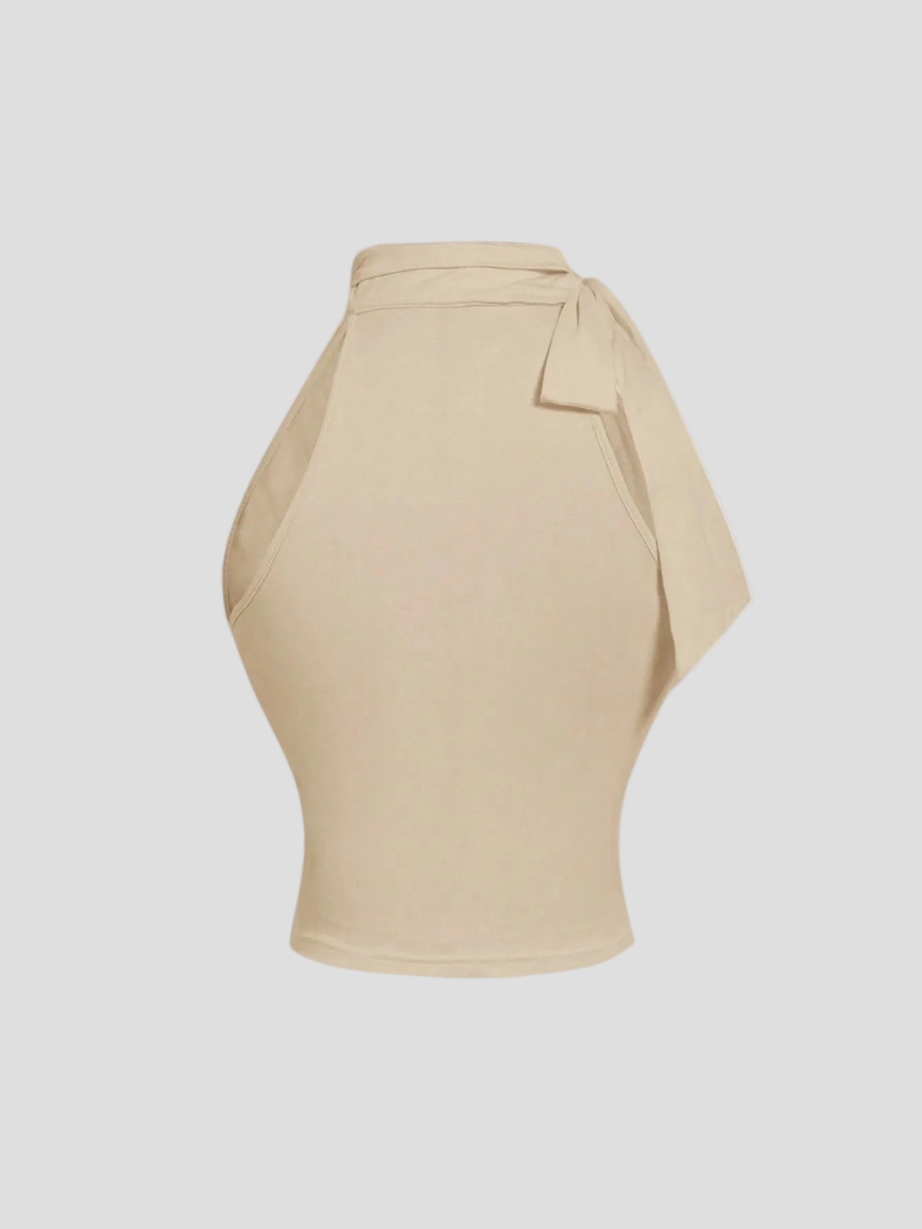 Noemi - Drapierte Neckholder-Oberteil
