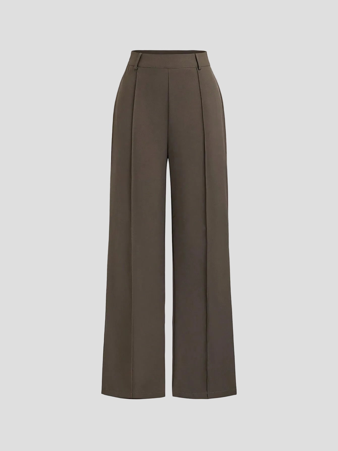 Monique – Taupefarbene, maßgeschneiderte Hose mit geradem Bein