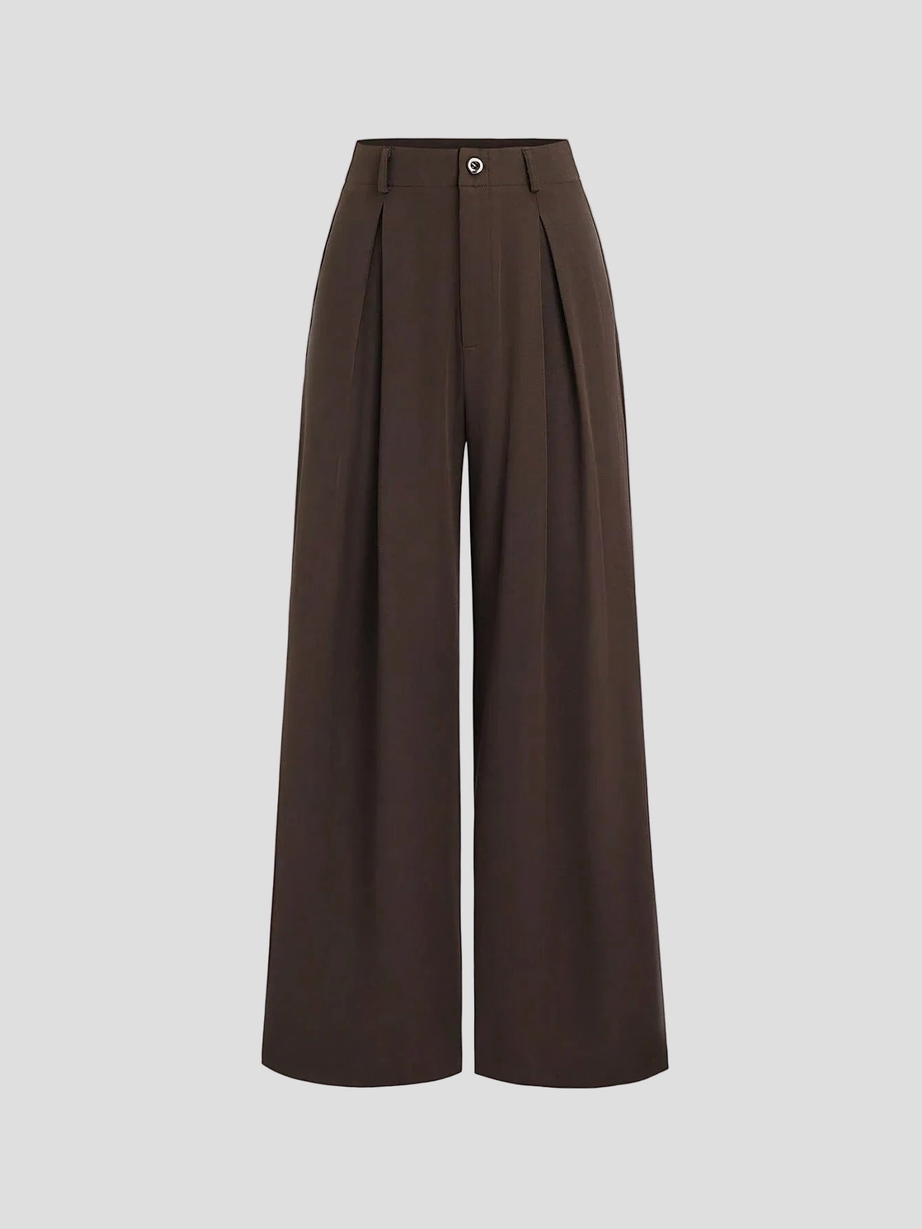Camille – Mocha-Palazzohose mit Taillenbund