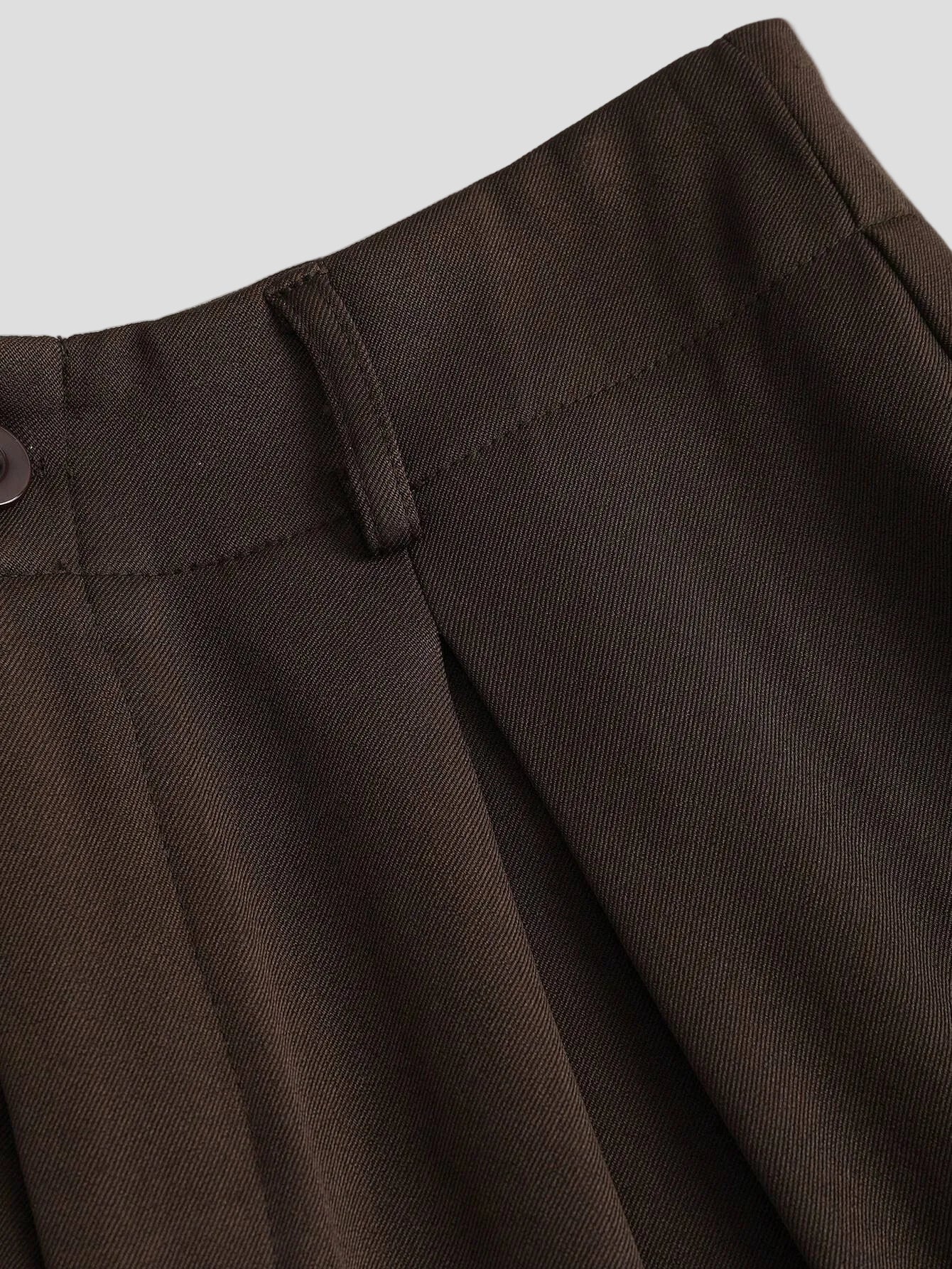 Camille – Mocha-Palazzohose mit Taillenbund