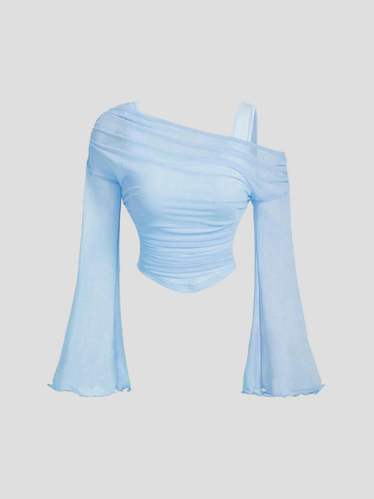 Liora – Asymmetrisches Mesh-Top