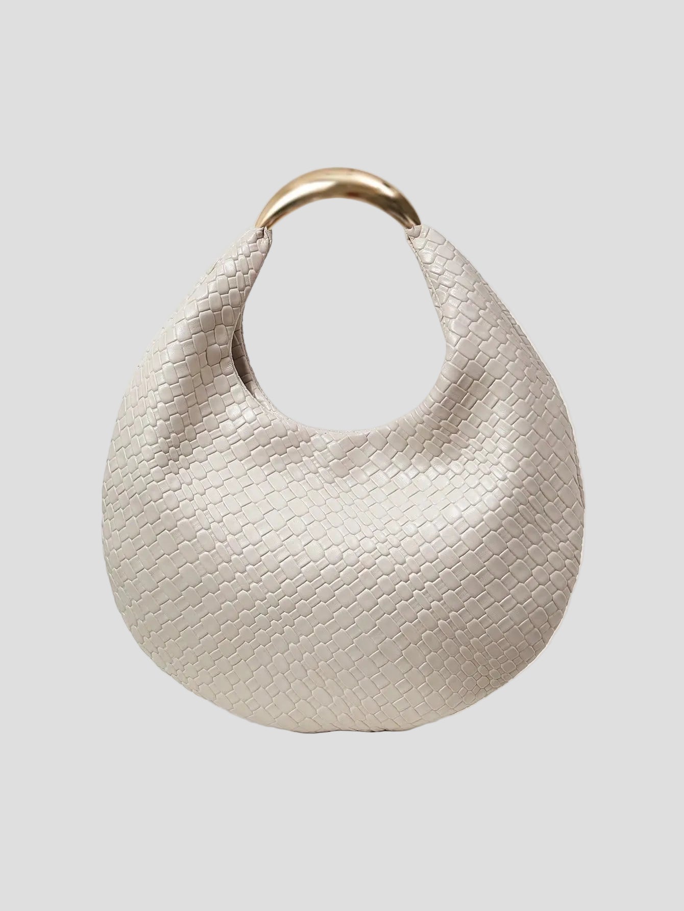 Noémie - Gold Éclat Hobo Bag