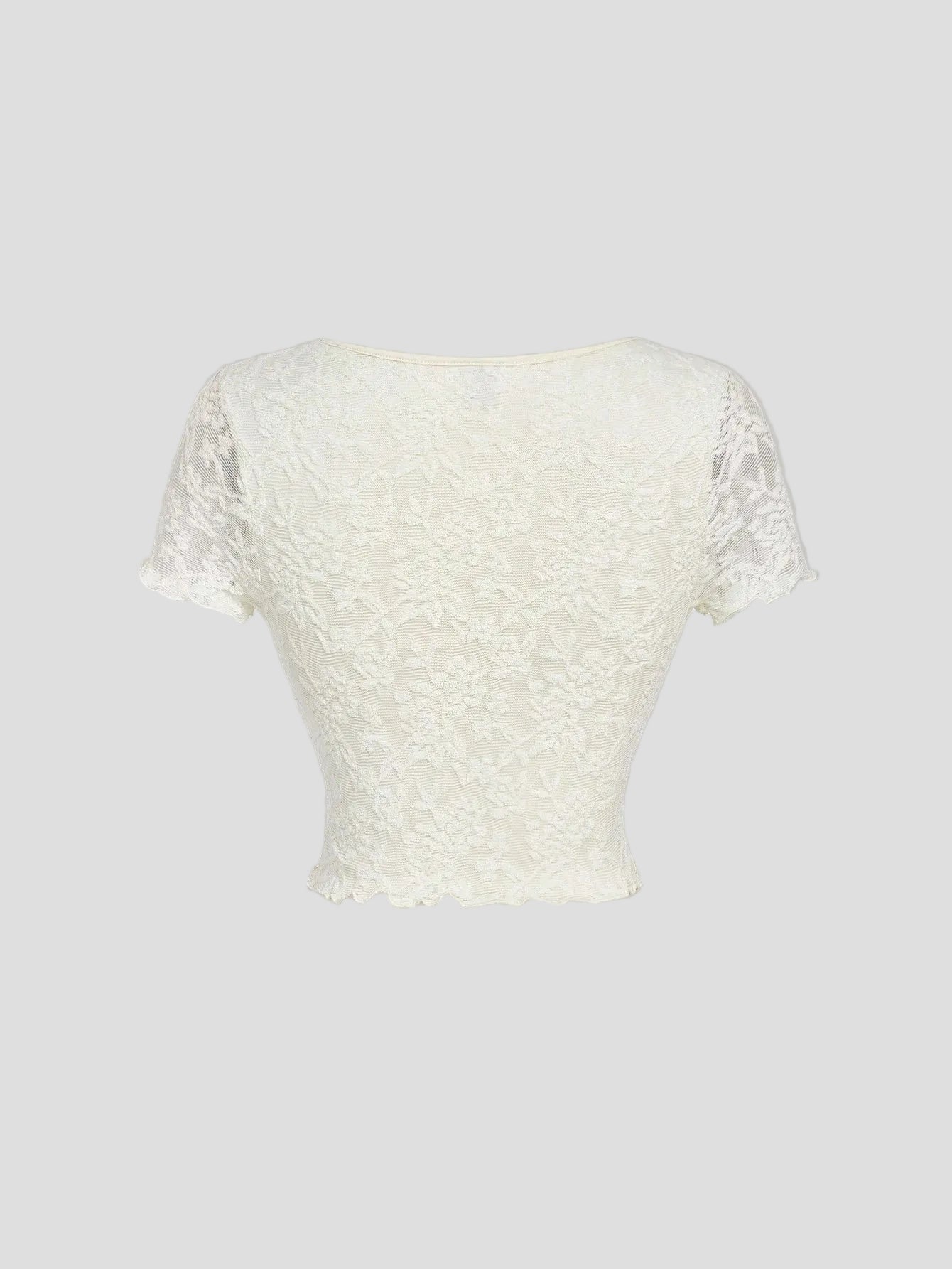 Elira - Spitzenshirt zum Binden