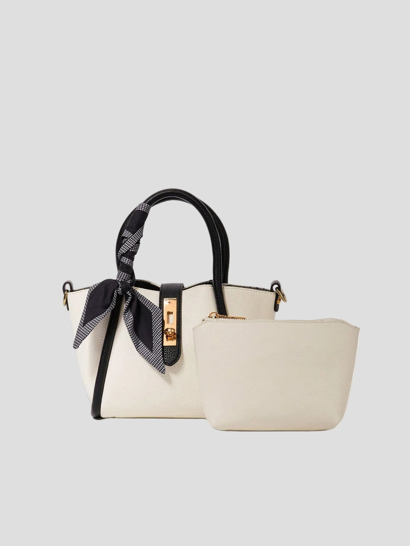 Sabine – Ivory Éclat Mini Tote