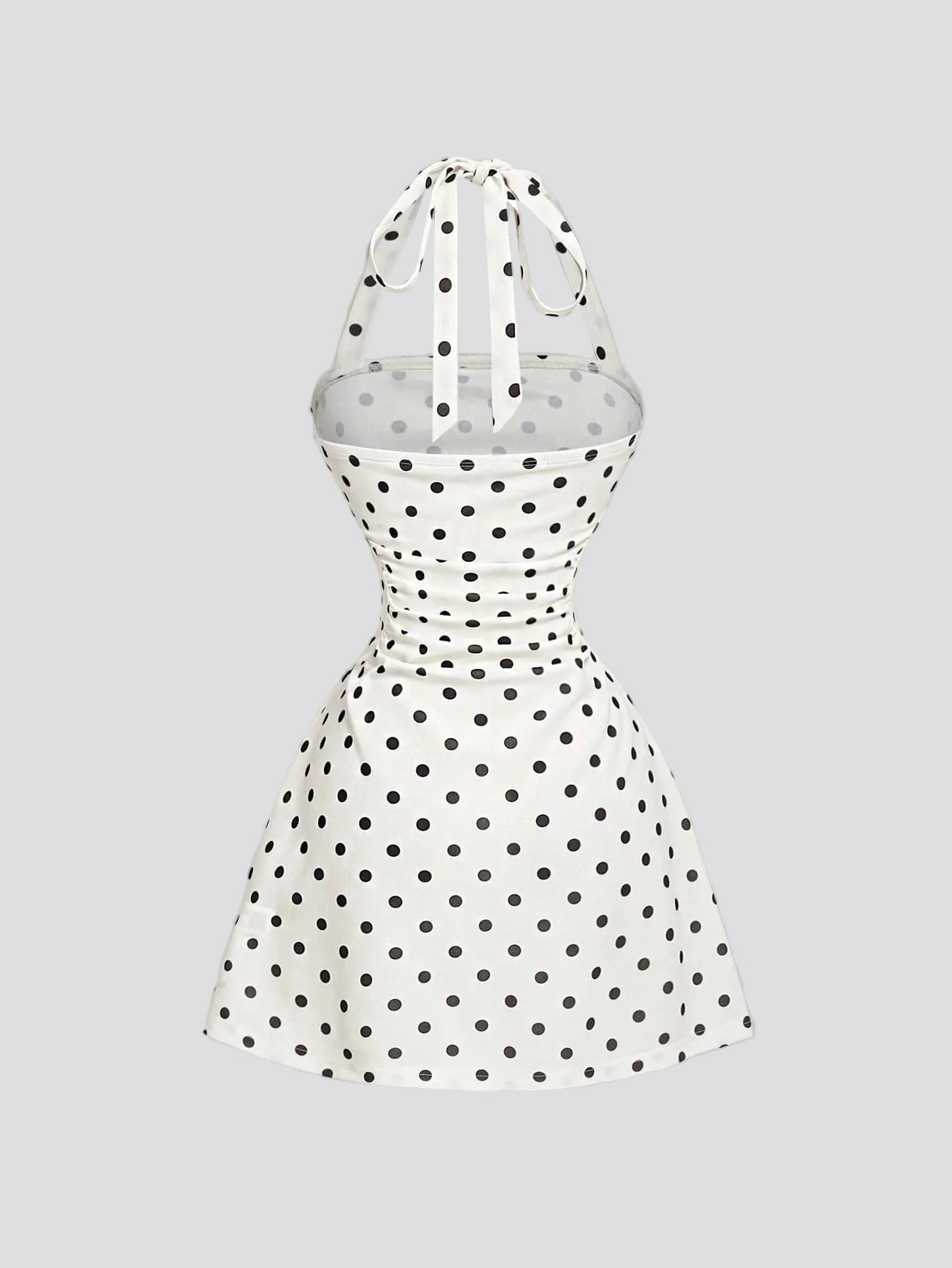 Yvonne – Pois-Eleganz-Kleid