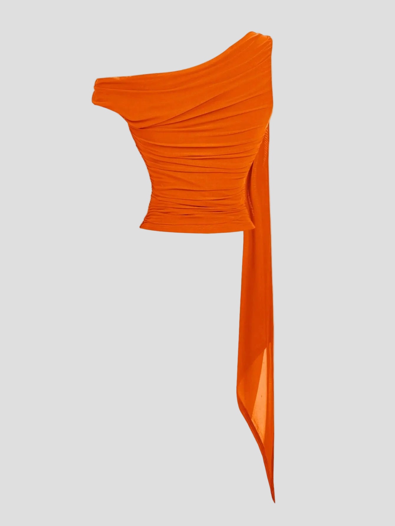 Leonie – One-Shoulder Drapiertes Top