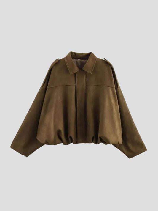 Lorena – Oversized-Jacke Mocha