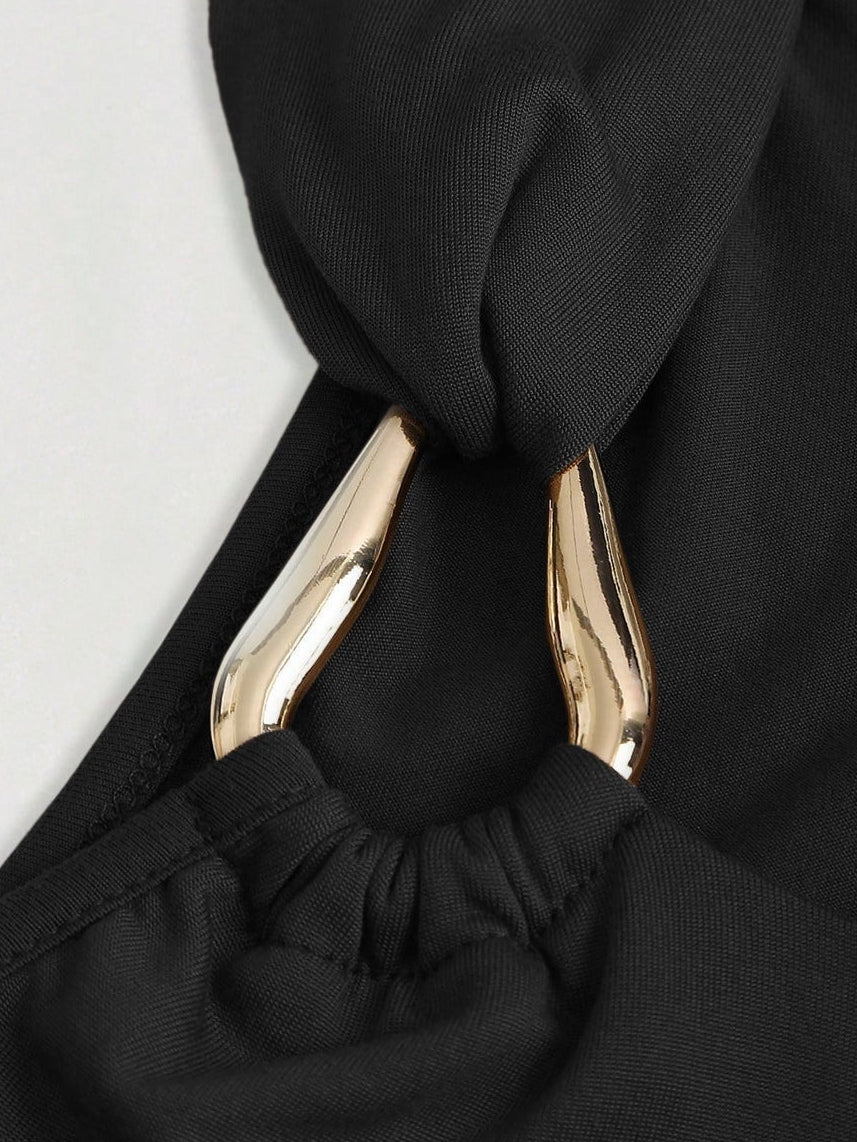 Lina - One-Shoulder Ring Top