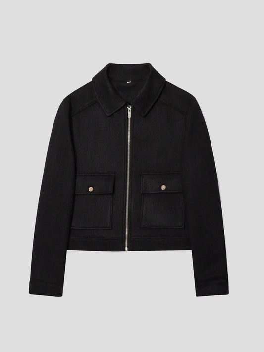 Élodie – Schwarze Schneiderjacke