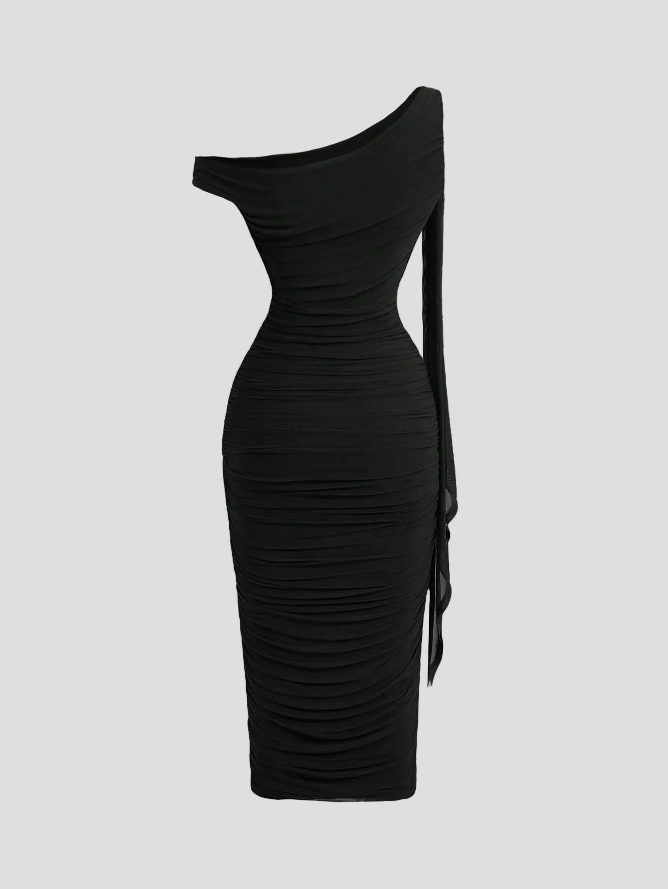Anouk - Midi-Kleid Noir Sculpt