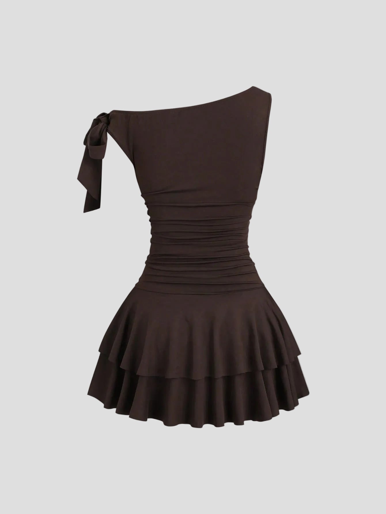 Mocha – Belle Rüschenkleid