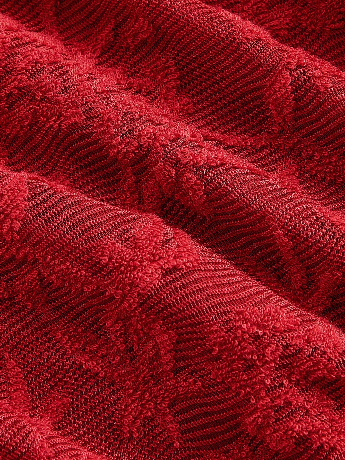 Rosalie - Kleid aus karmesinroter Spitze