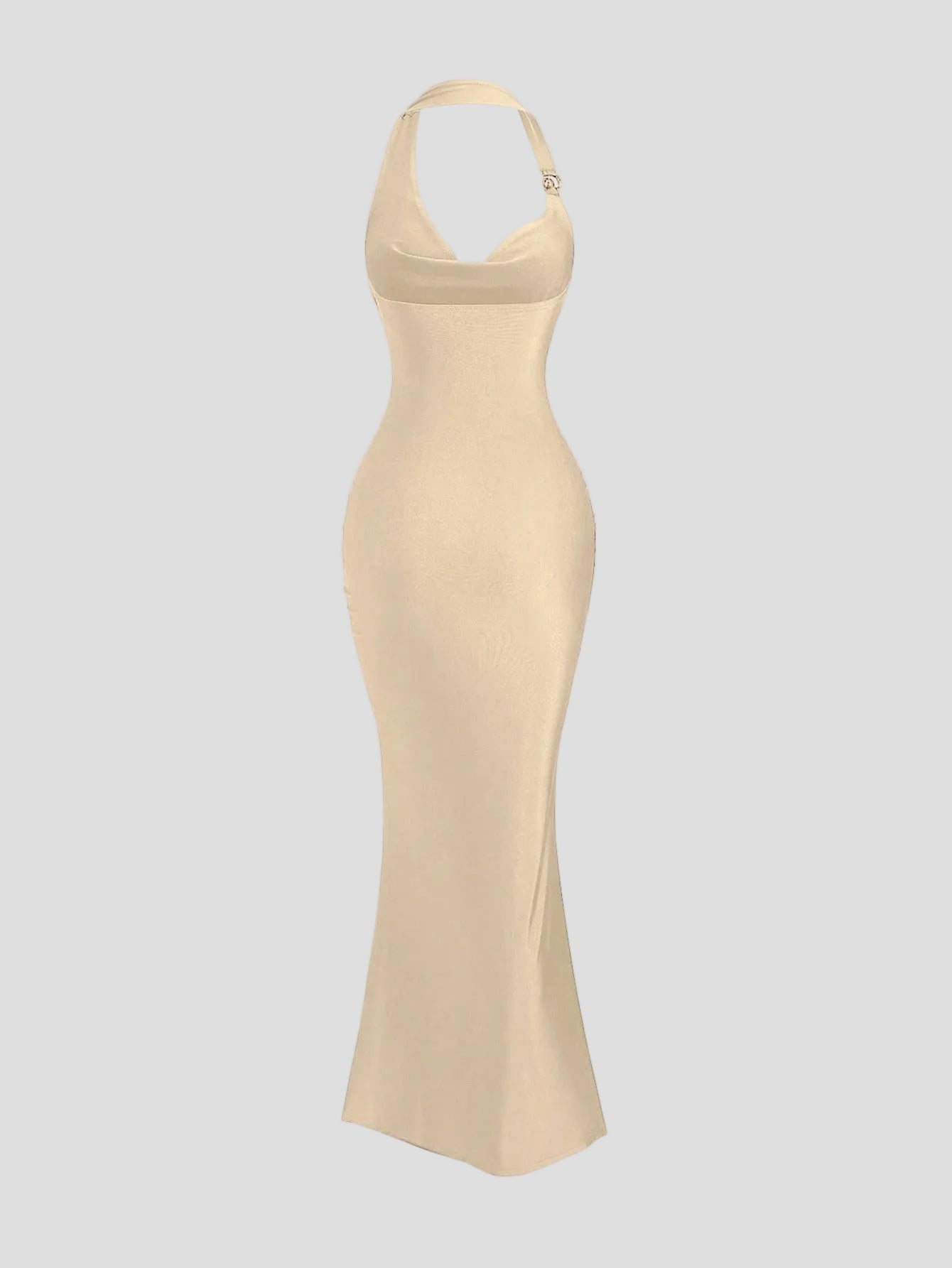 Aurelia – champagnerfarbenes Brautkleid