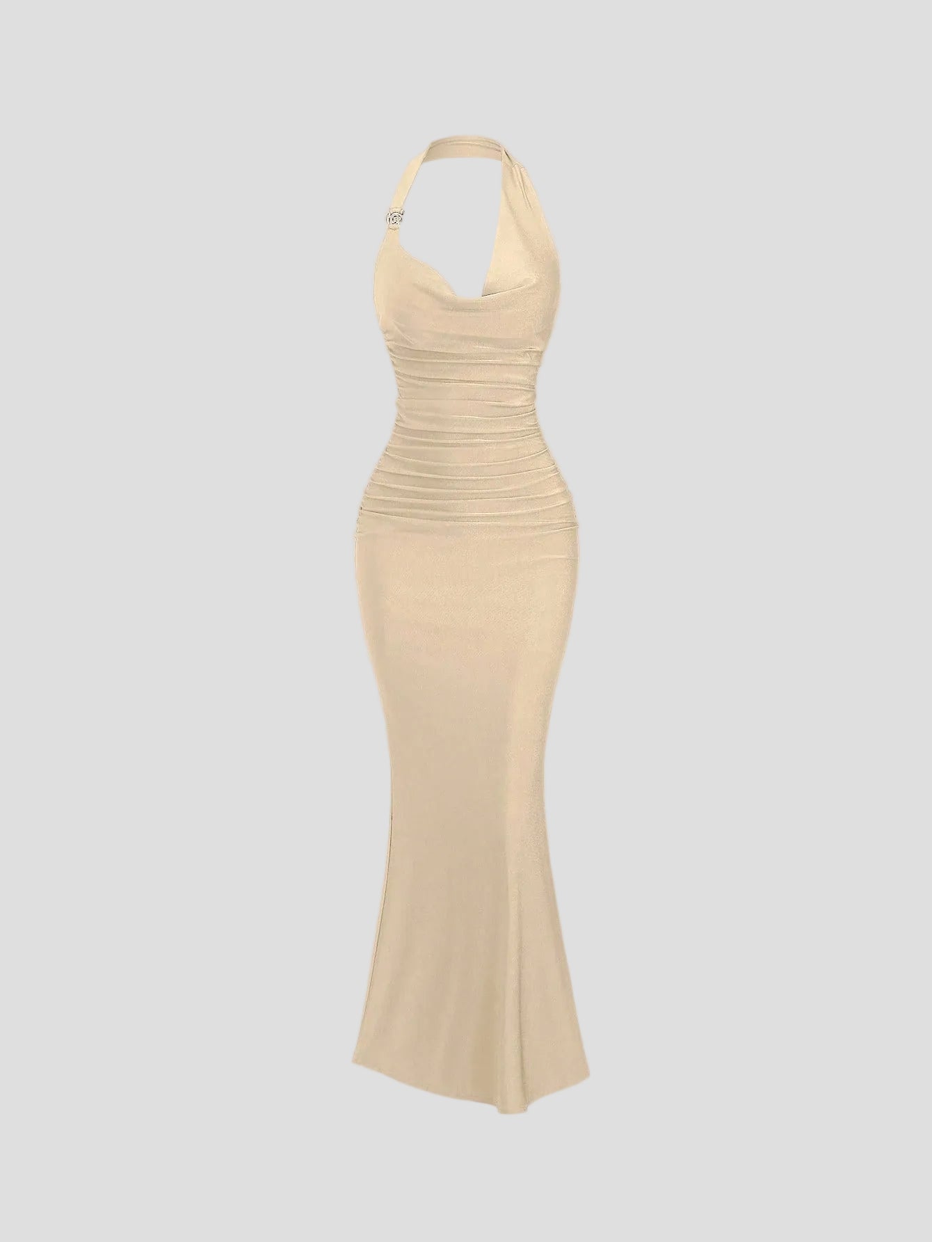 Aurelia – champagnerfarbenes Brautkleid