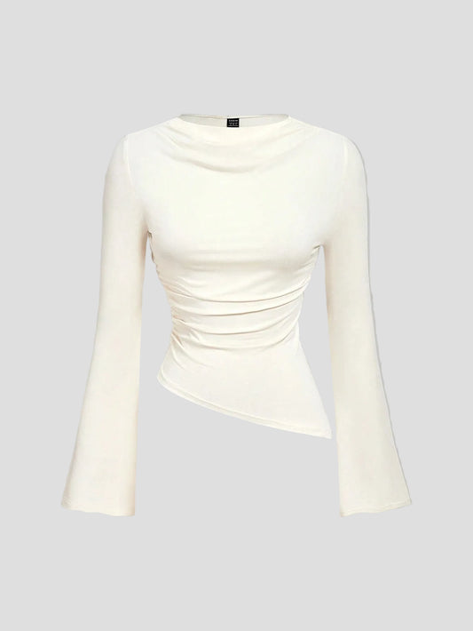 Alina – Asymmetrisches Drapier-Top