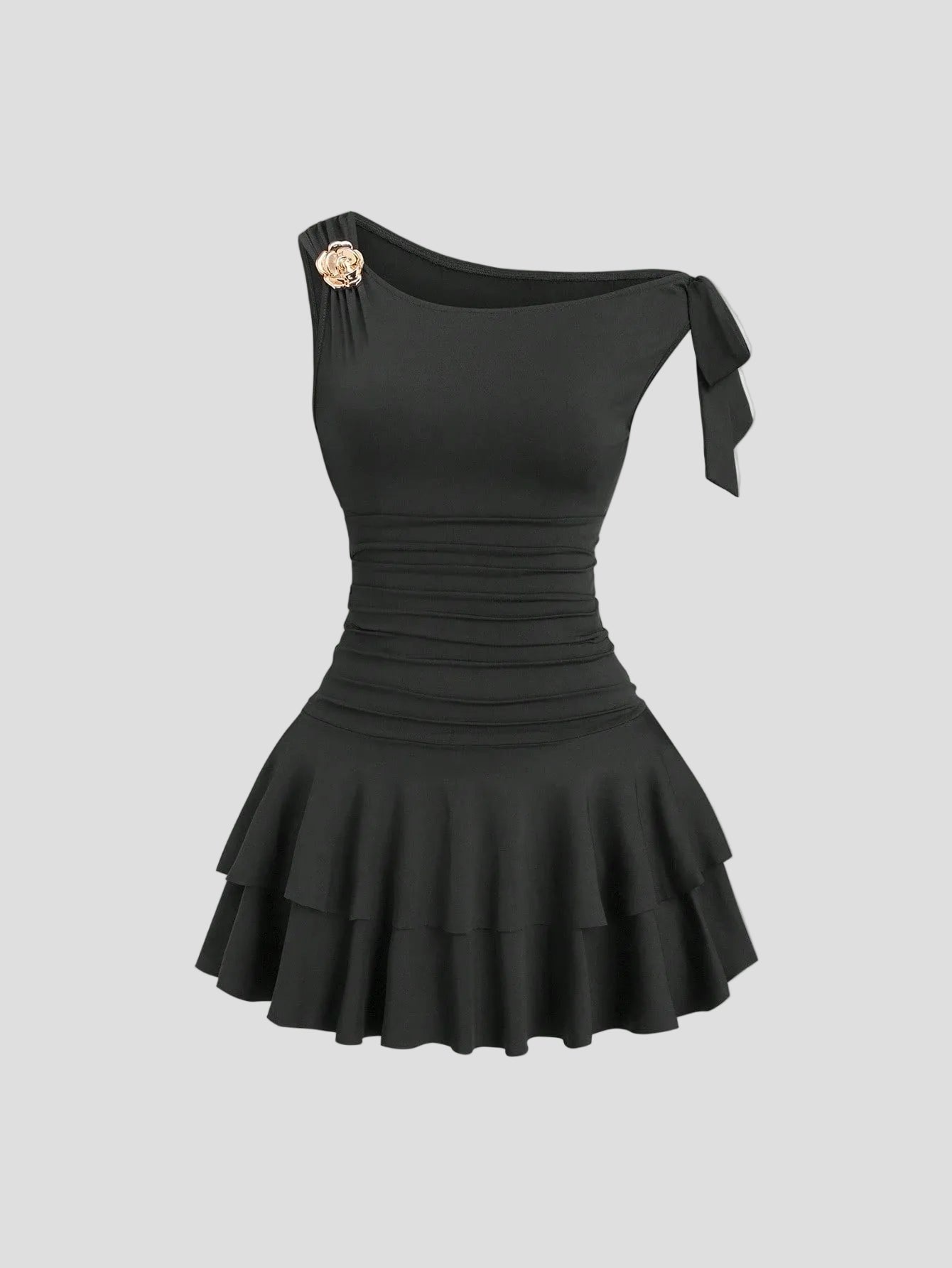 Midnight - Fleur Rüschenkleid