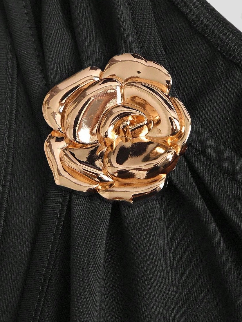 Midnight - Fleur Rüschenkleid