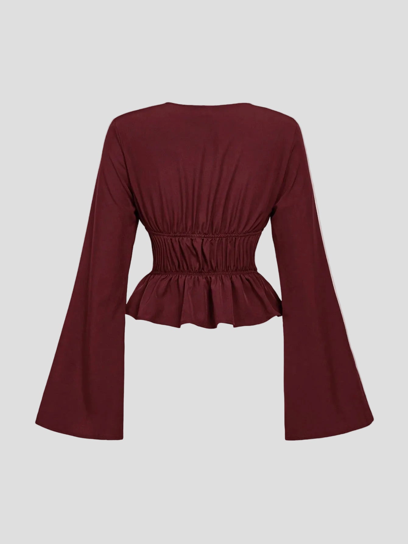 Ruby – Schnür-Peplum-Top
