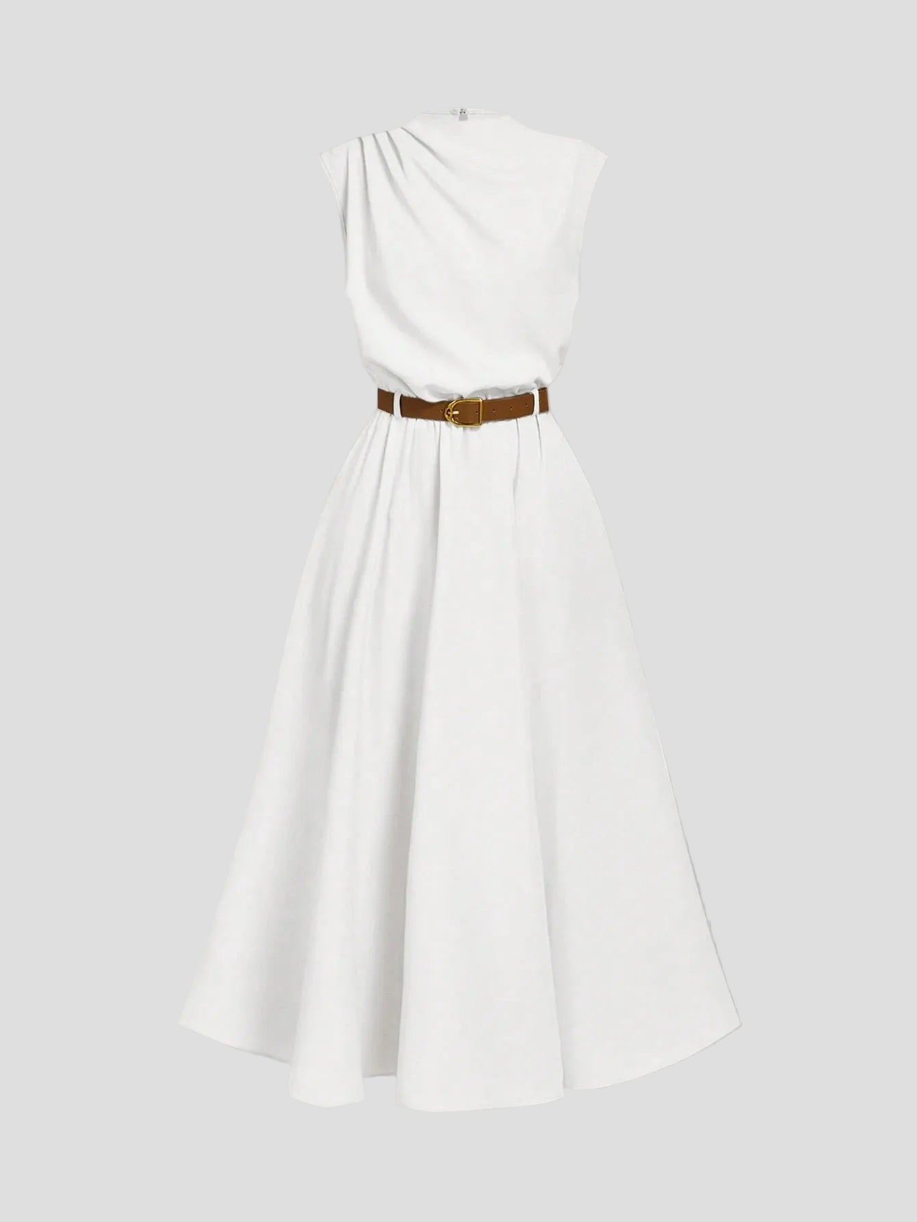 Alina – Elfenbeinfarbenes Maxikleid Muse