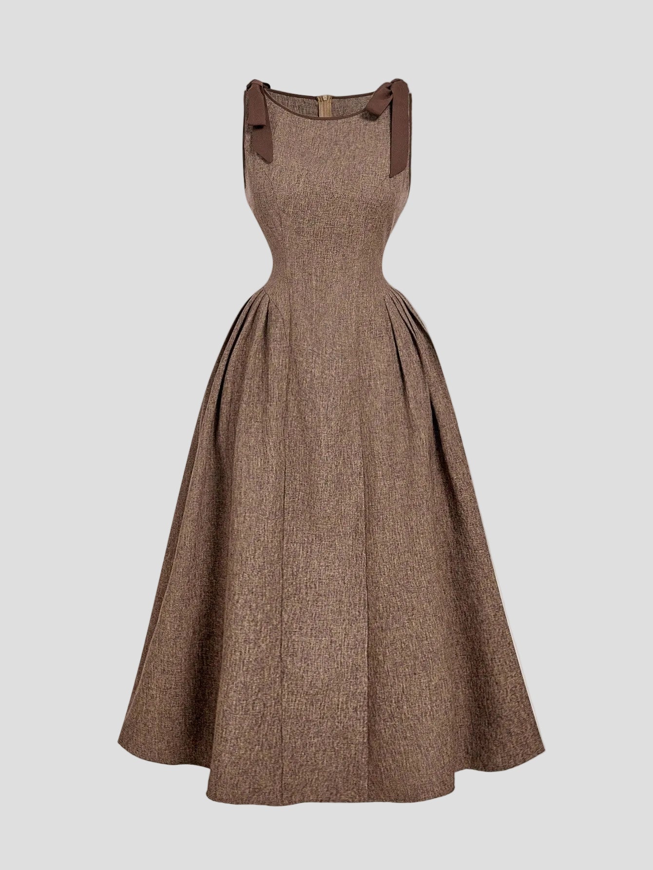 Celeste – Mocha-Band-Kleid
