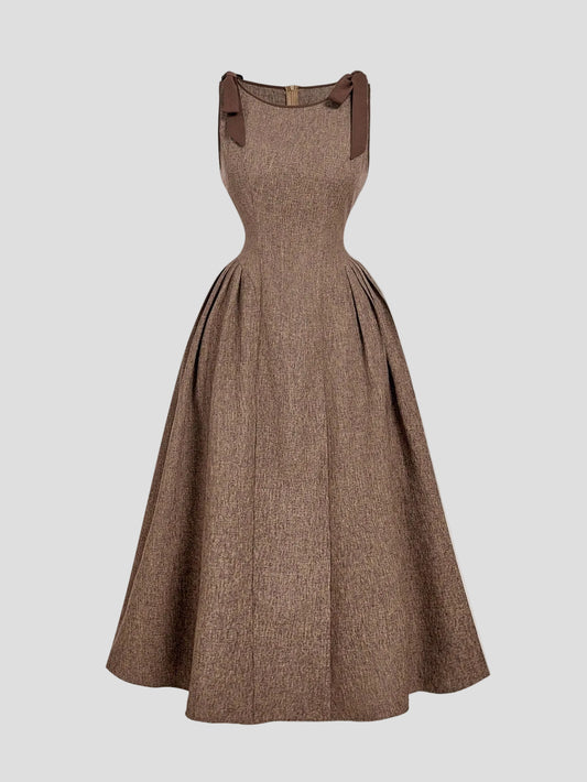 Celeste – Mocha-Band-Kleid