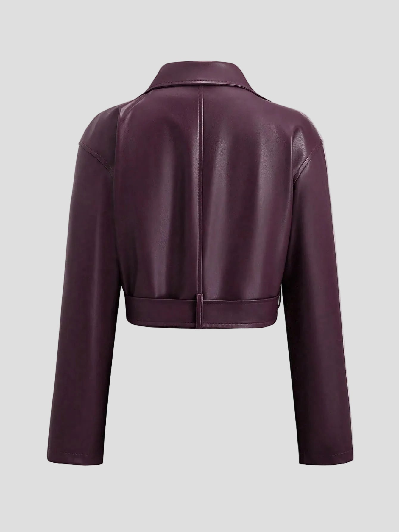 Vivienne - Lederjacke Pflaume