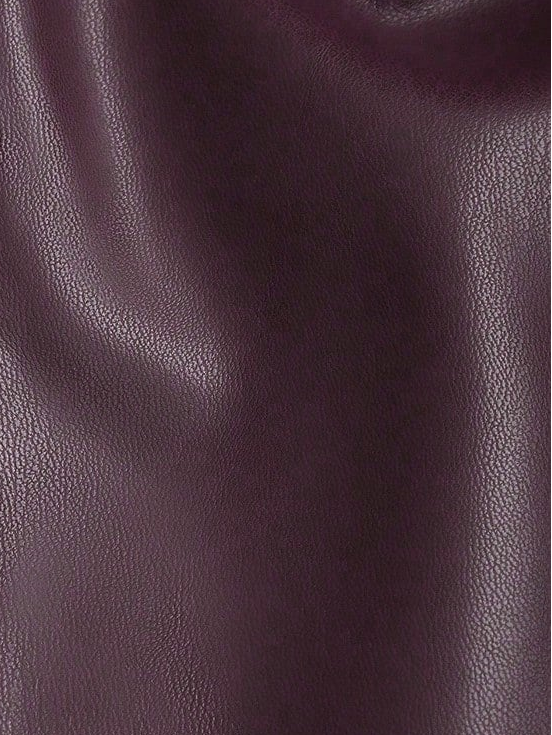 Vivienne - Lederjacke Pflaume