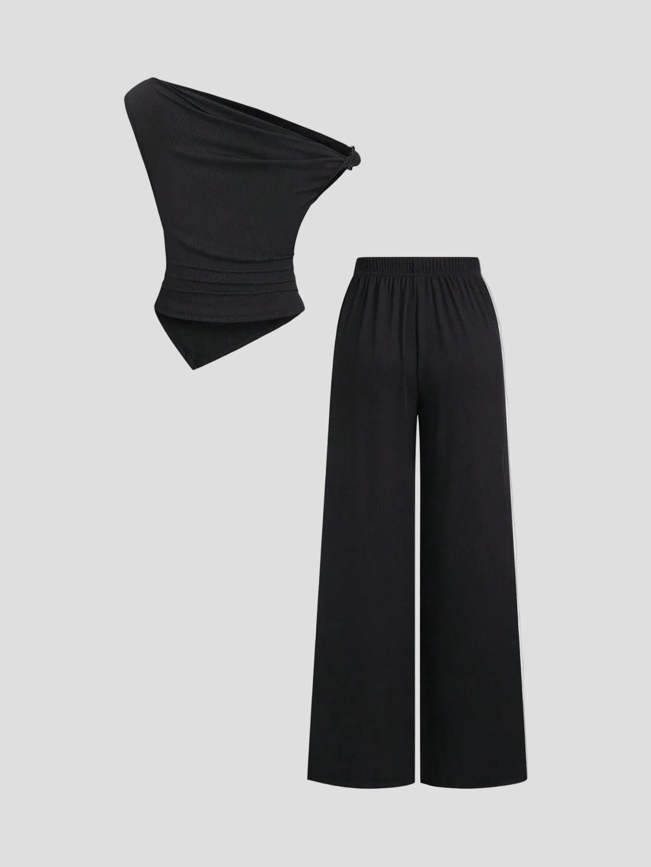 Velisse - One-Shoulder Loungewear-Set