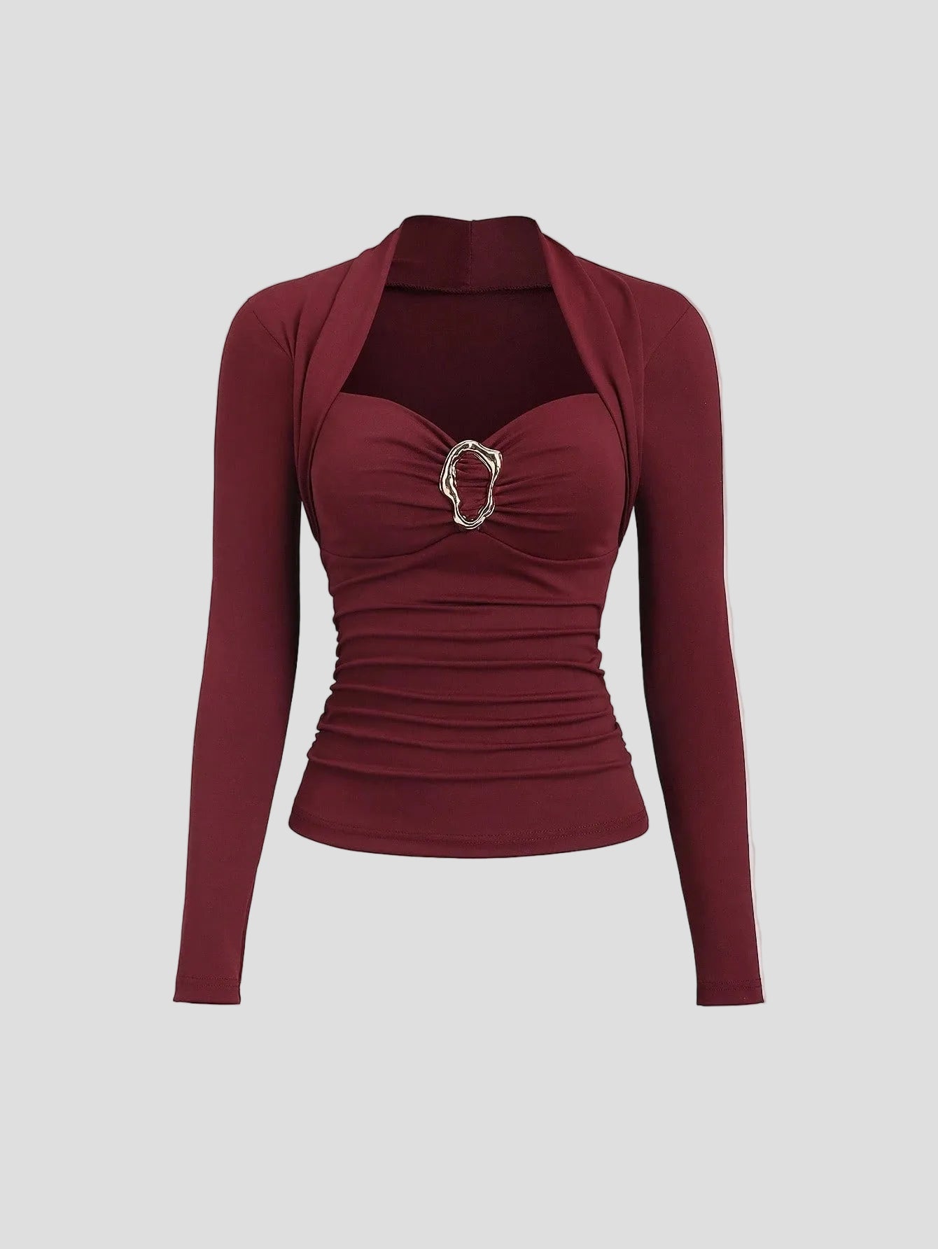 Velora – Gerafftes Neckholder-Top