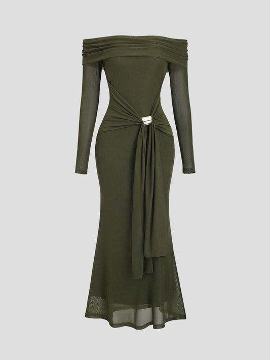 Noémie - Olive Étoile Kleid