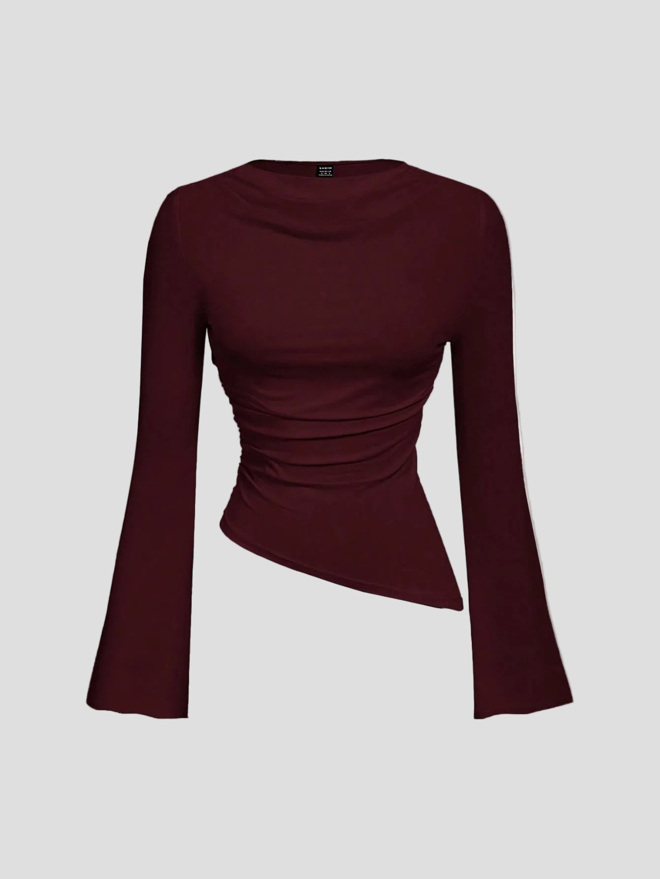 Rougea – Asymmetrisches Drapier-Oberteil