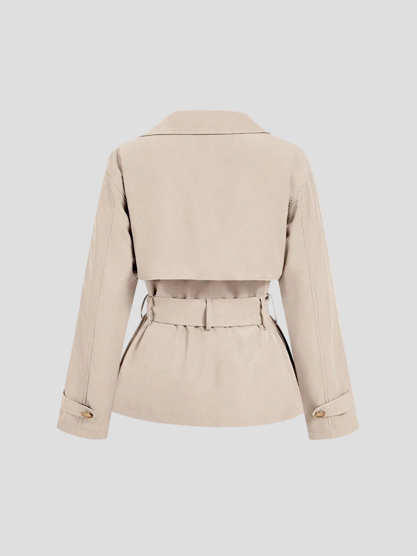 Élodie – Sandfarbener Blazer mit Schneiderei