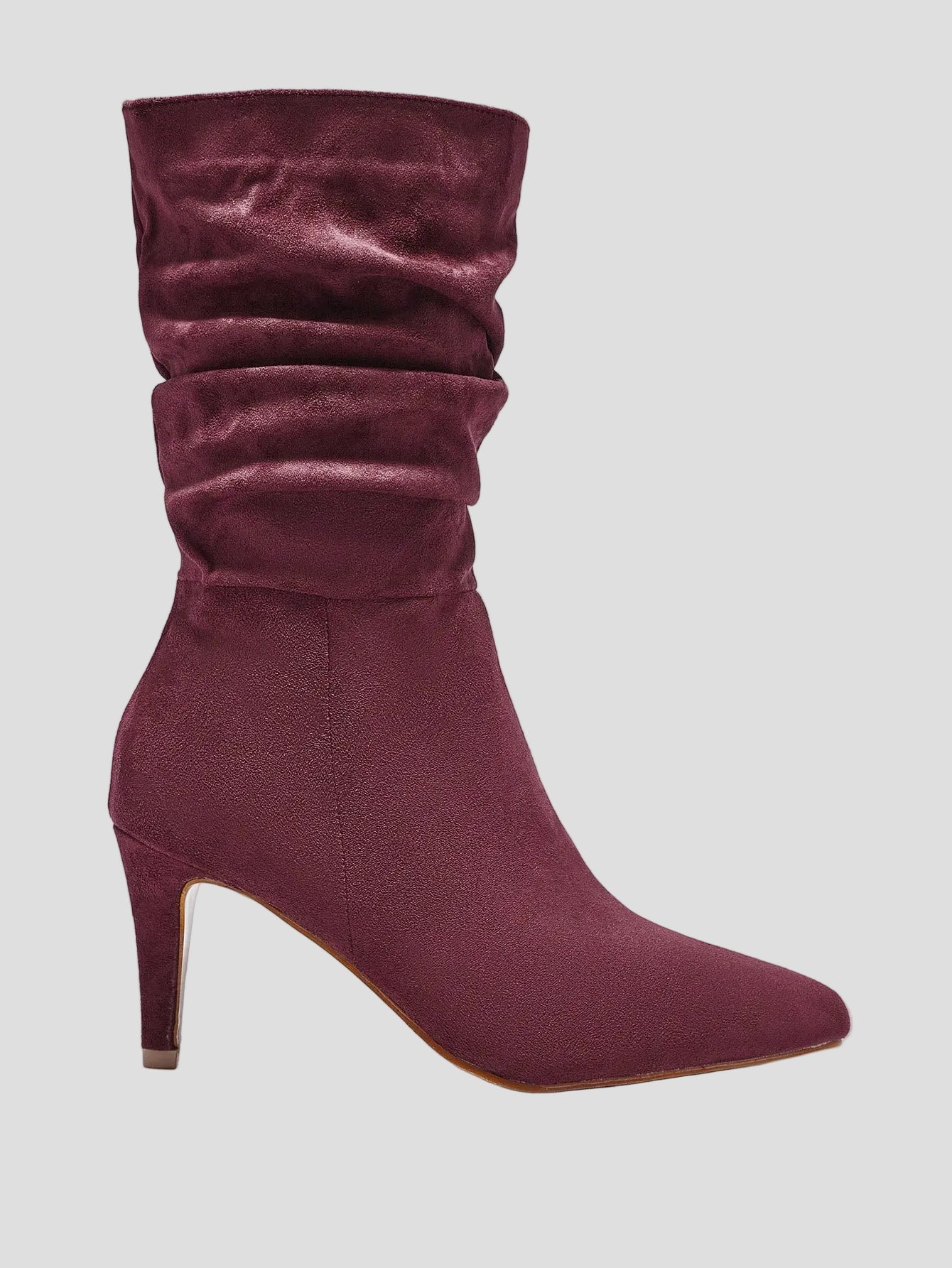Isabella – Pflaumenfarbene Stiefel