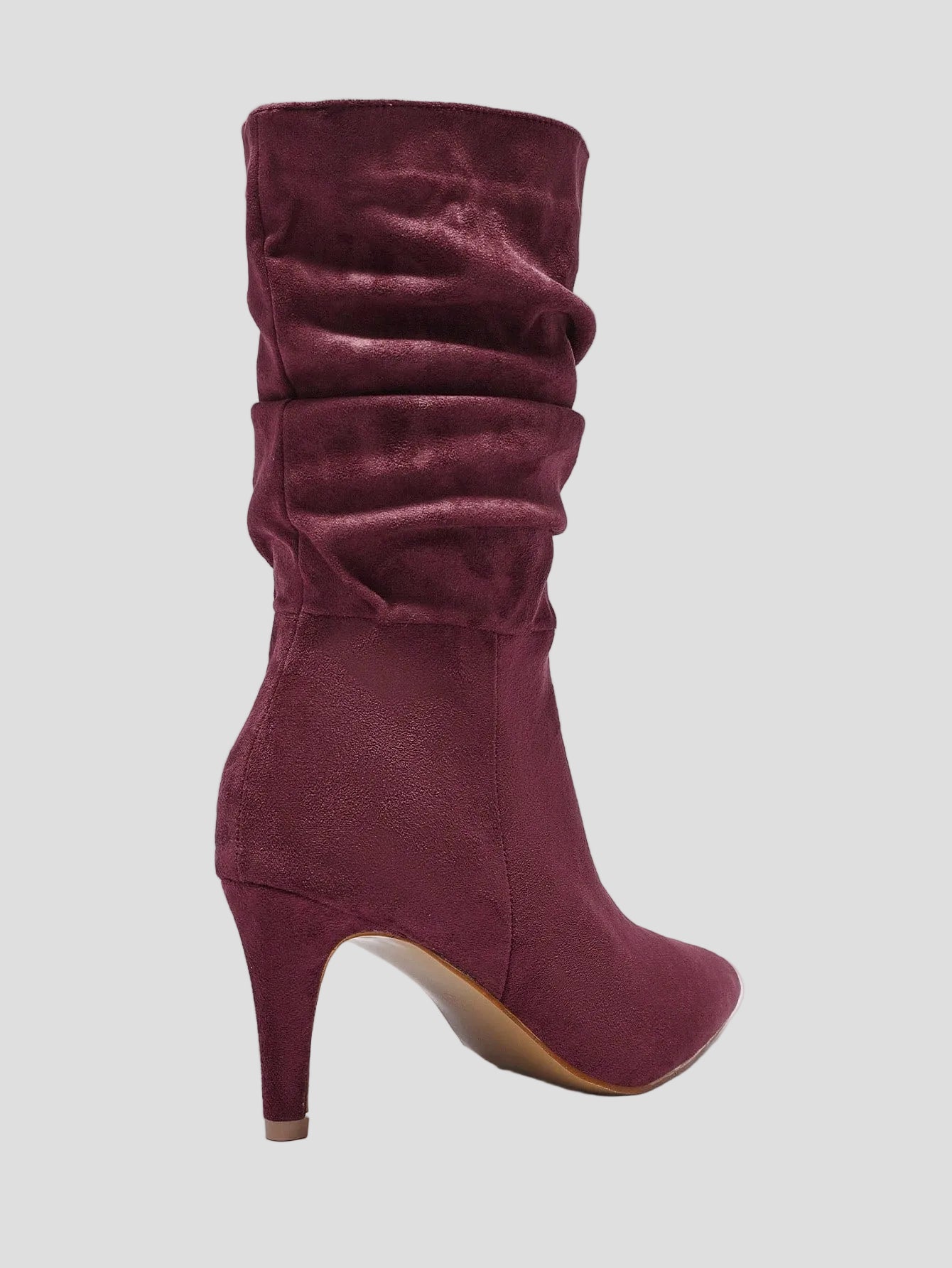 Isabella – Pflaumenfarbene Stiefel