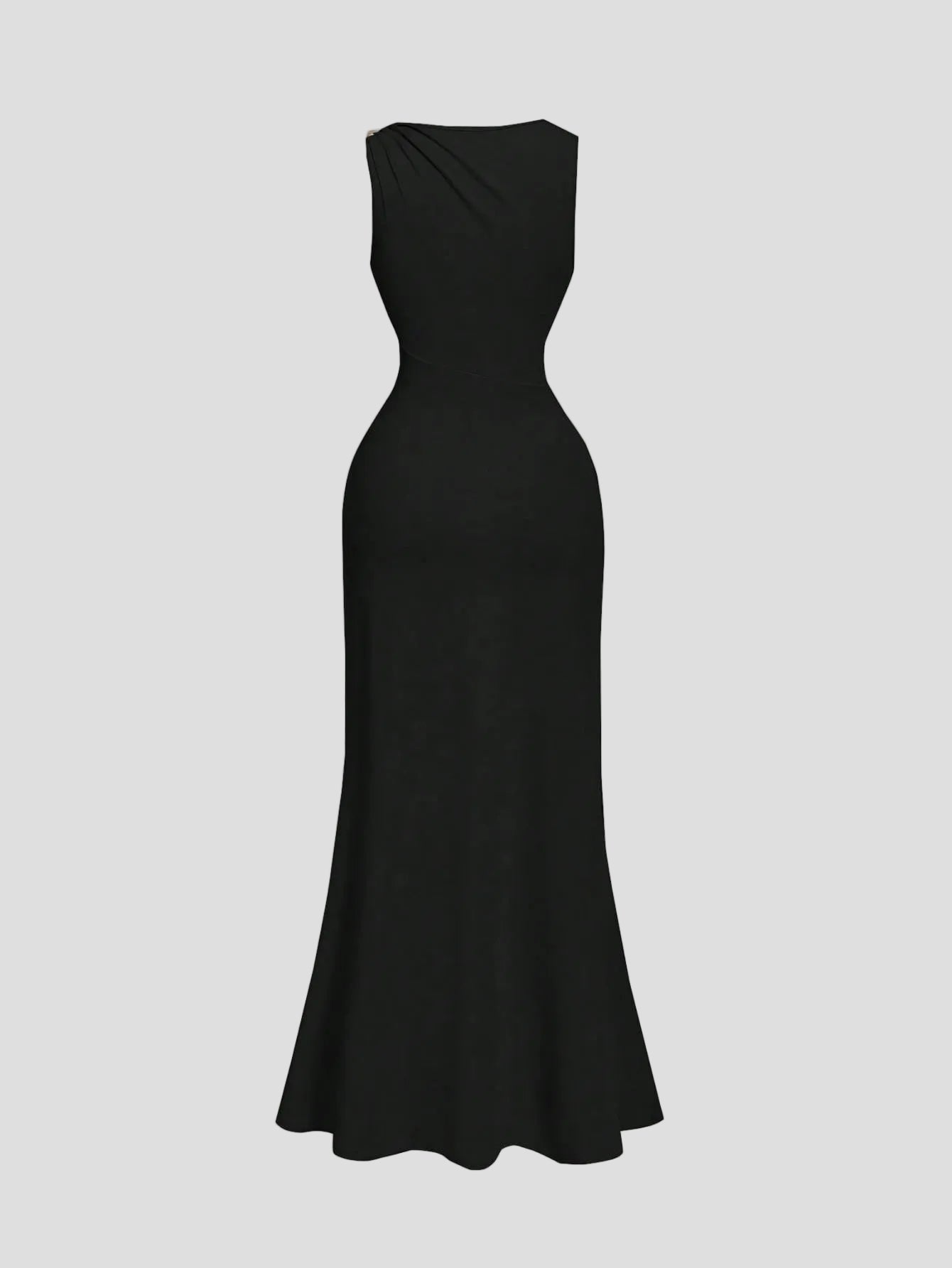 Nadine – Robe de soirée Noire Étoile