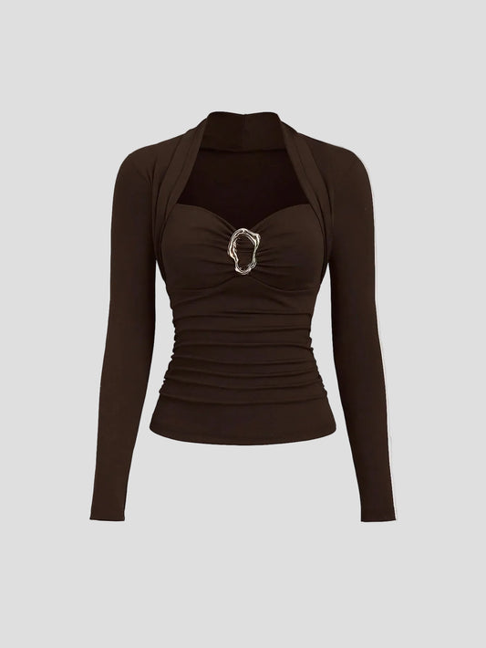 Noiré – Sculpt Halter Top
