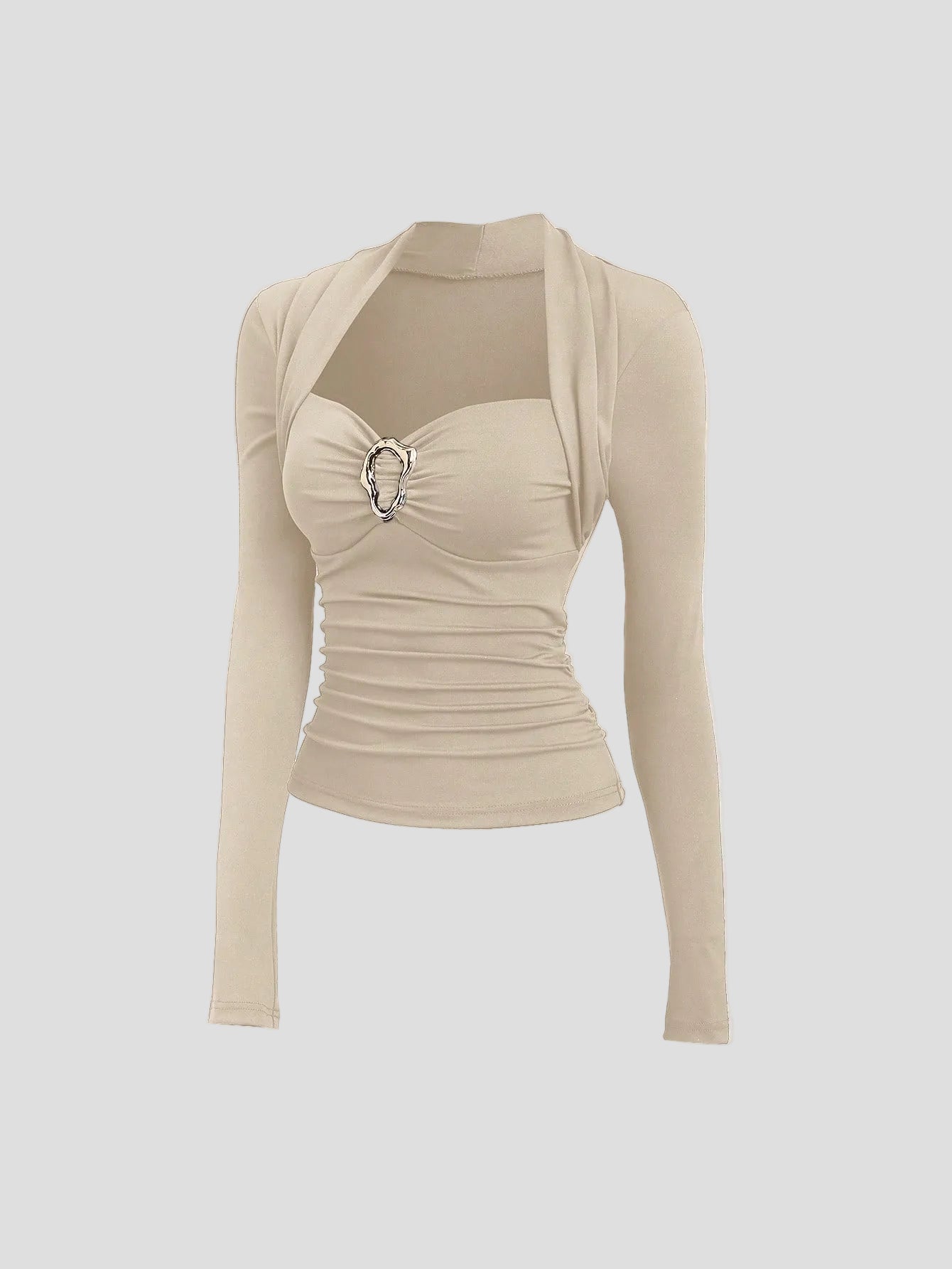 Serena – Neckholder-Top mit Drapierung