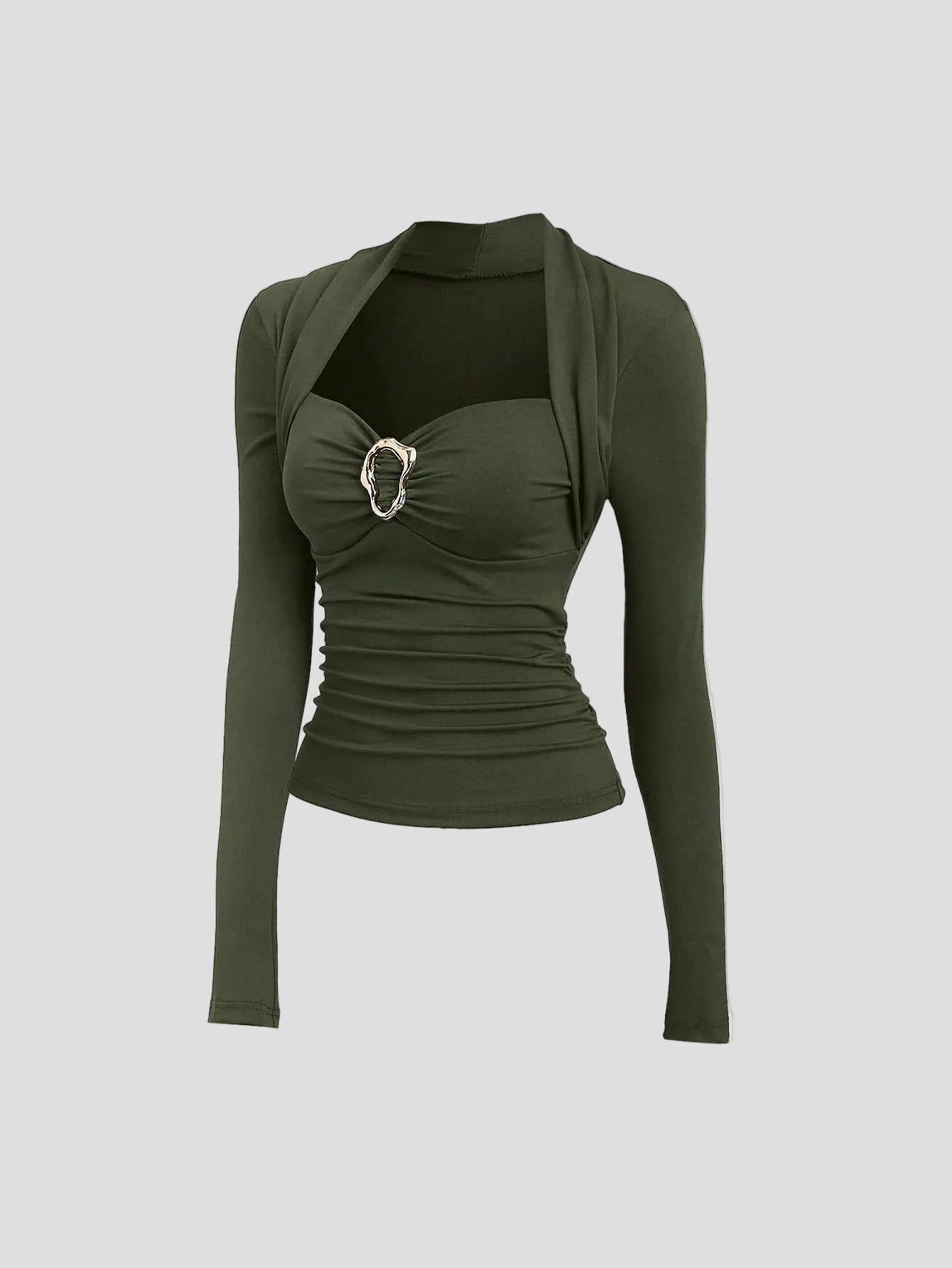 Evara – Skulpturales Neckholder-Top